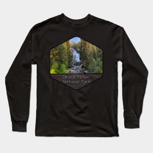 Grand Teton National Park - Hidden Falls Long Sleeve T-Shirt